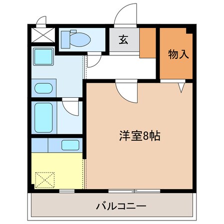 グランコートの物件間取画像